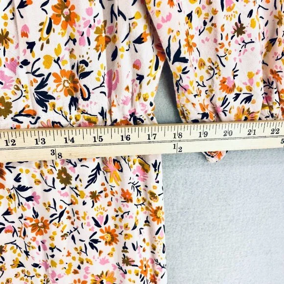 Petal Pup Cottagecore Dress Womens M Multicolor Micro Floral Tired Ruffle Maxi - Picture 13 of 16